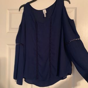 open shoulder top